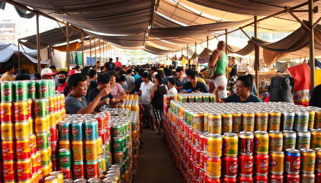 Pasar minuman kaleng Pasar minuman kaleng