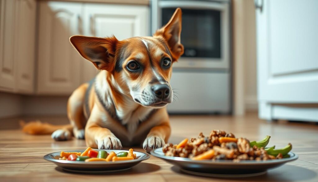 reaksi anjing terhadap makanan reaksi anjing terhadap makanan
