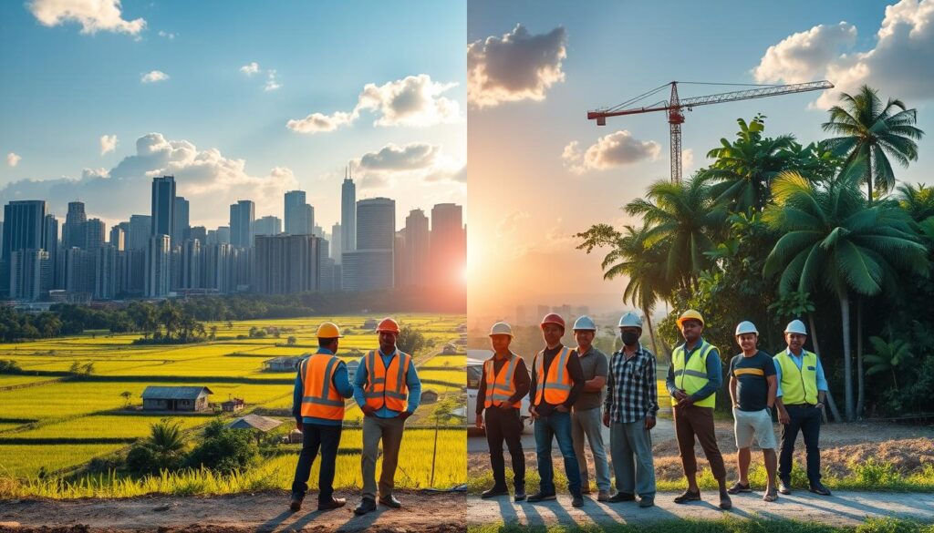perbandingan kuli bangunan urban dan rural perbandingan kuli bangunan urban dan rural