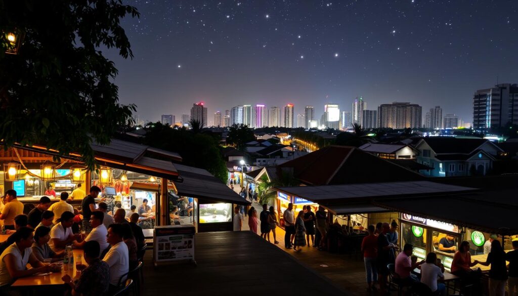 tempat nongkrong malam di Sumatra